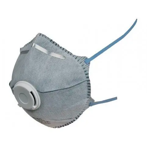 Respirátor SPIRO P2, tvarovaný, výdechový ventilek, předfiltr s aktivním uhlím
