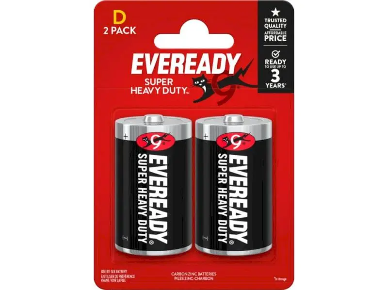 Energizer Baterie Eveready Super D 2pack