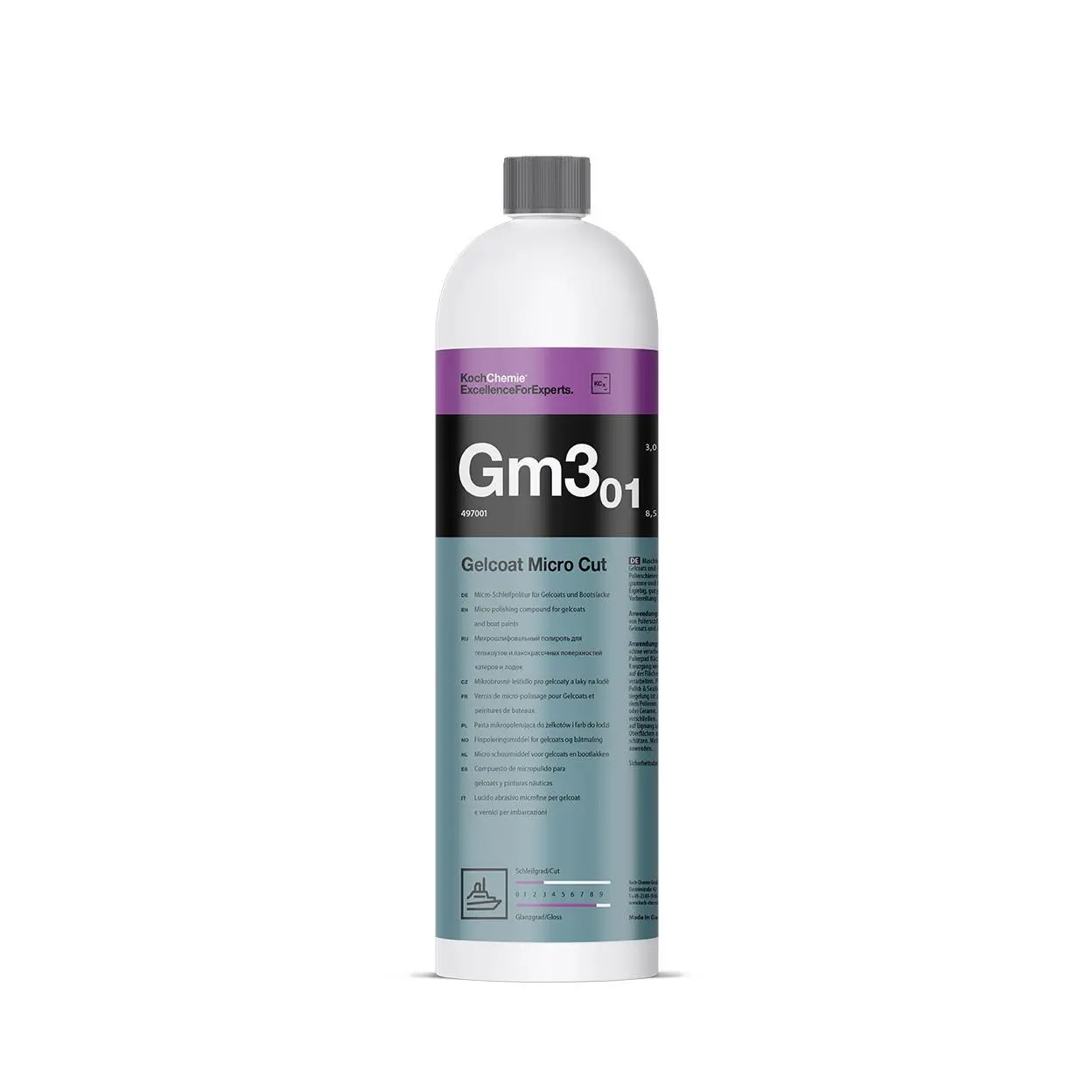 Koch Chemie Mikrobrusná leštěnka Koch Gm3.01 Gelcoat Micro Cut 1 l č.497001 EG4497001