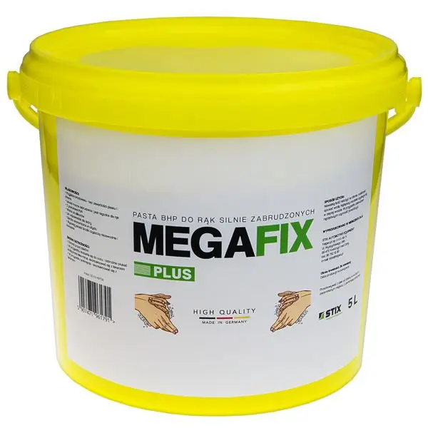 Megafix Plus GERMANY BHP - Pasta na silně znečištěné ruce 5L - Stix