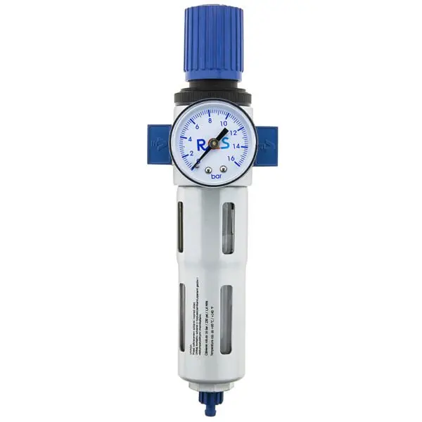 Filtr stlačeného vzduchu s redukcí RECTUS OFR-1/4-MINI (filtr / manometr / sušička) - RQS 1/4"