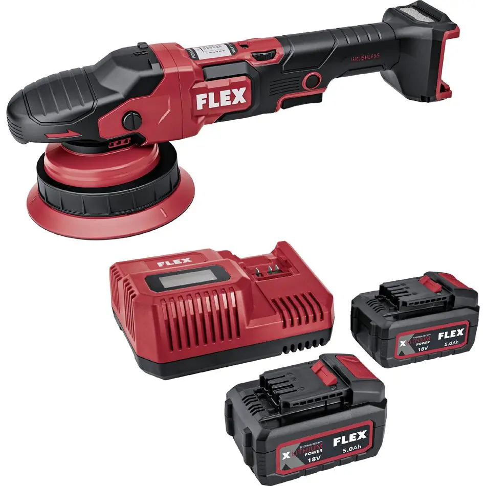 Flex XCE 8 150 18-EC Set - Aku-excentrická leštička s permanentní rotací 18 V 533020