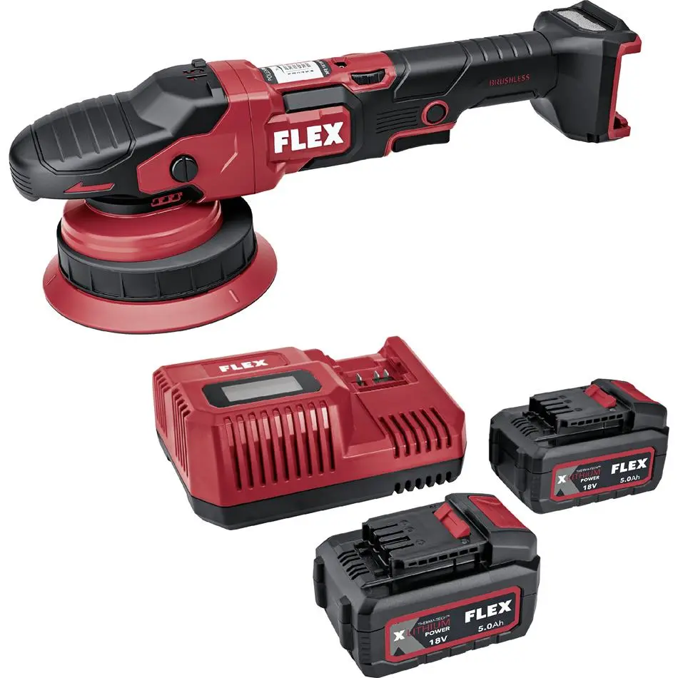 XFE 15 150 18-EC Set - Aku excentrická leštička