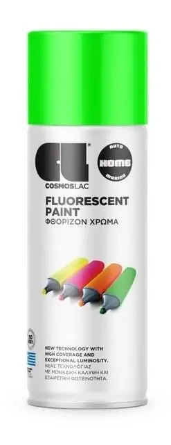 Fluorescenční barva zelená sprej 400 ml COSMOSLAC 54934