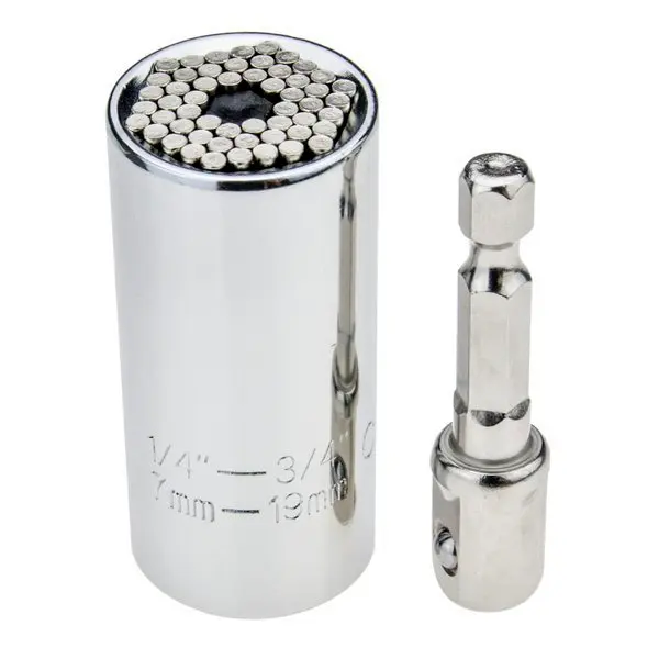 Univerzální nástrčný klíč s adaptérem 7-19 mm - Stix