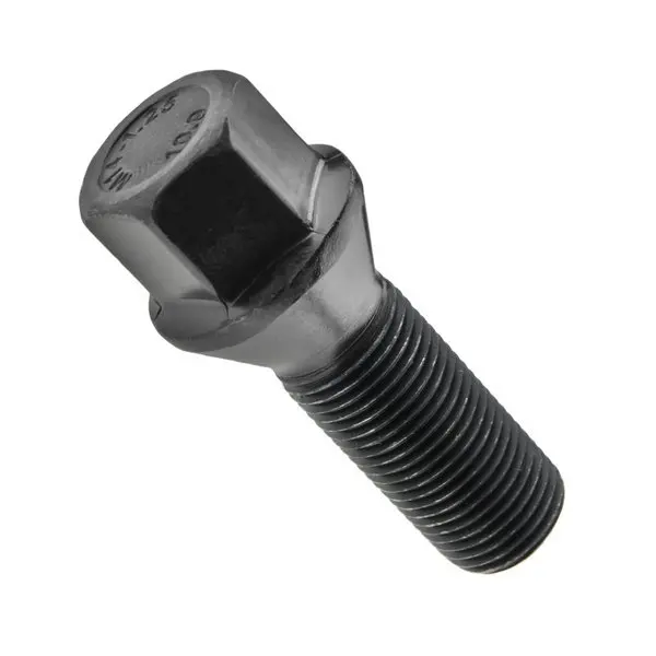 Černý Šroub na disk M14x1,25 30 mm Kužel