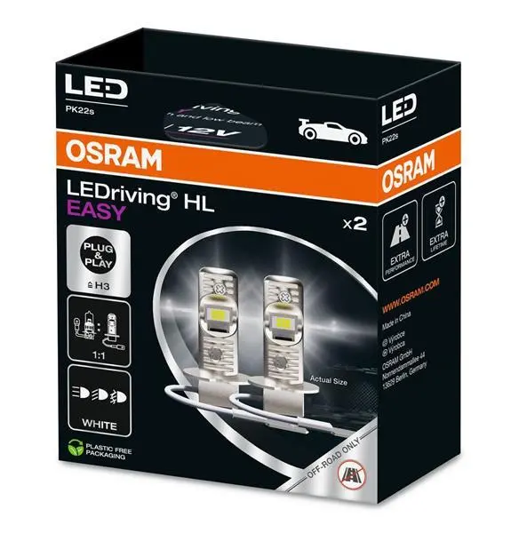 OSRAM Osram LEDriving HL EASY H3 12V 8W 64151DWESY 6500K 2ks 64151DWESY-2HB