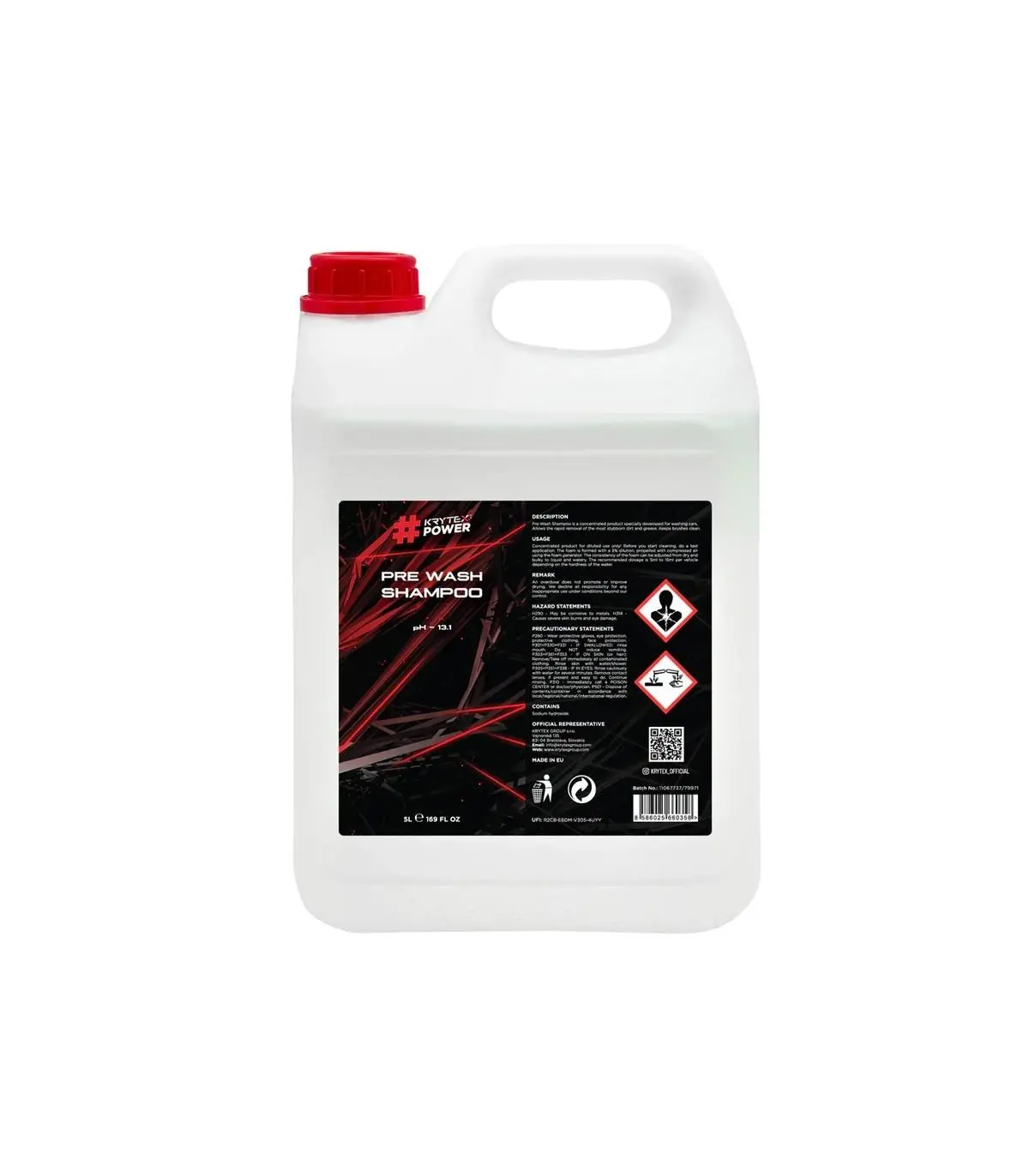 KrytexPower předmycí šampon 5L KRYTEX POWER 660358 KRYTEX POWER