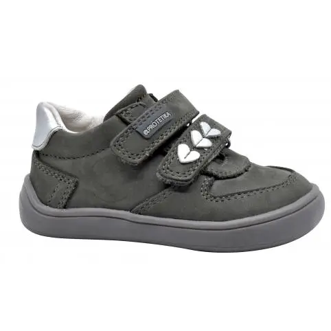 Dětská barefoot obuv KEROL GREY, tmavě šedá