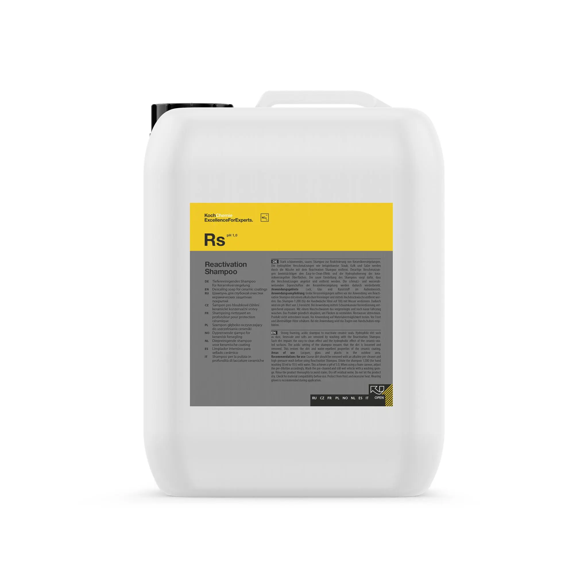 Reactivation Shampoo (Rs) - Kyselý autošampon 5L