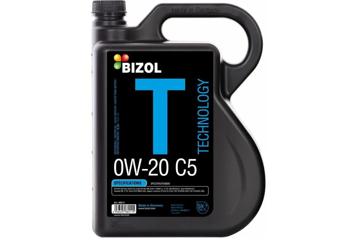 Olej BIZOL TECHNOLOGY 0W-20 C5 5L