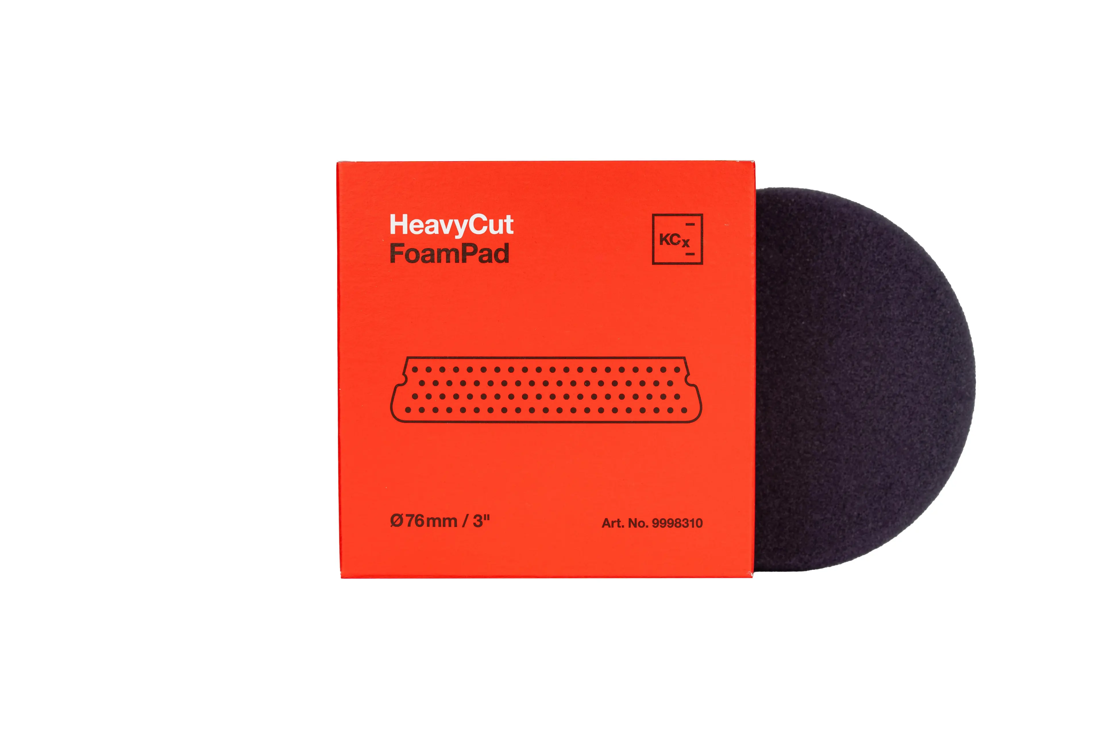 Heavy Cut Foam Pad 76 x 25 mm - Leštící kotouč červený