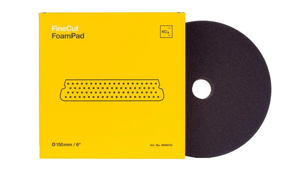 Fine Cut Foam Pad 150 x 25 mm - Leštící kotouč žlutý