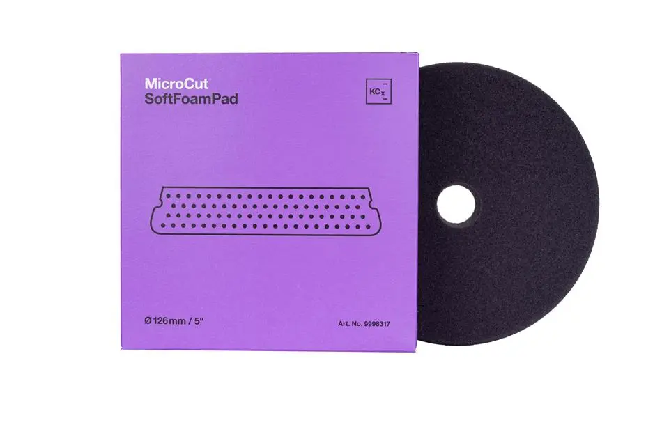Micro Cut Soft Foam Pad 126 x 25mm - Leštící kotouč fialový měkký