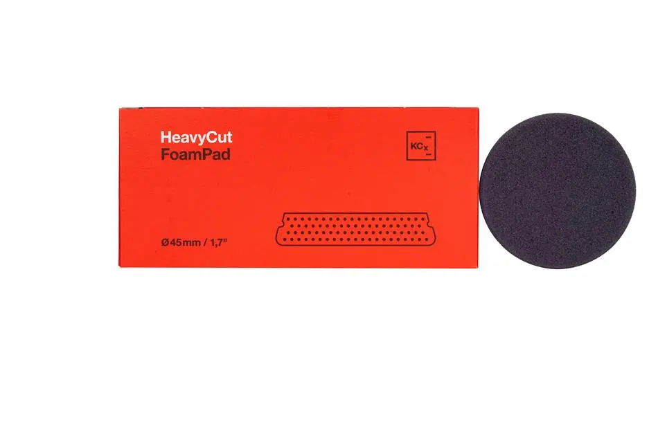 Heavy Cut Foam Pad 45 x 25mm - Leštící kotouč červený