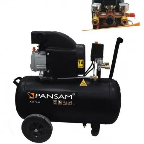 Olejový kompresor 50l 1500W, 8bar, 200l/min, Dedra