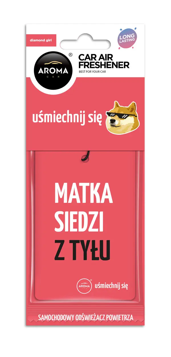 Osvěžovač vzduchu AROMA CAR LETS SMILE Diamond Girl - A10665