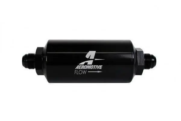 Palivový filtr Aeromotive 100 µm AN10, nerezavějící ocel - AM-12389