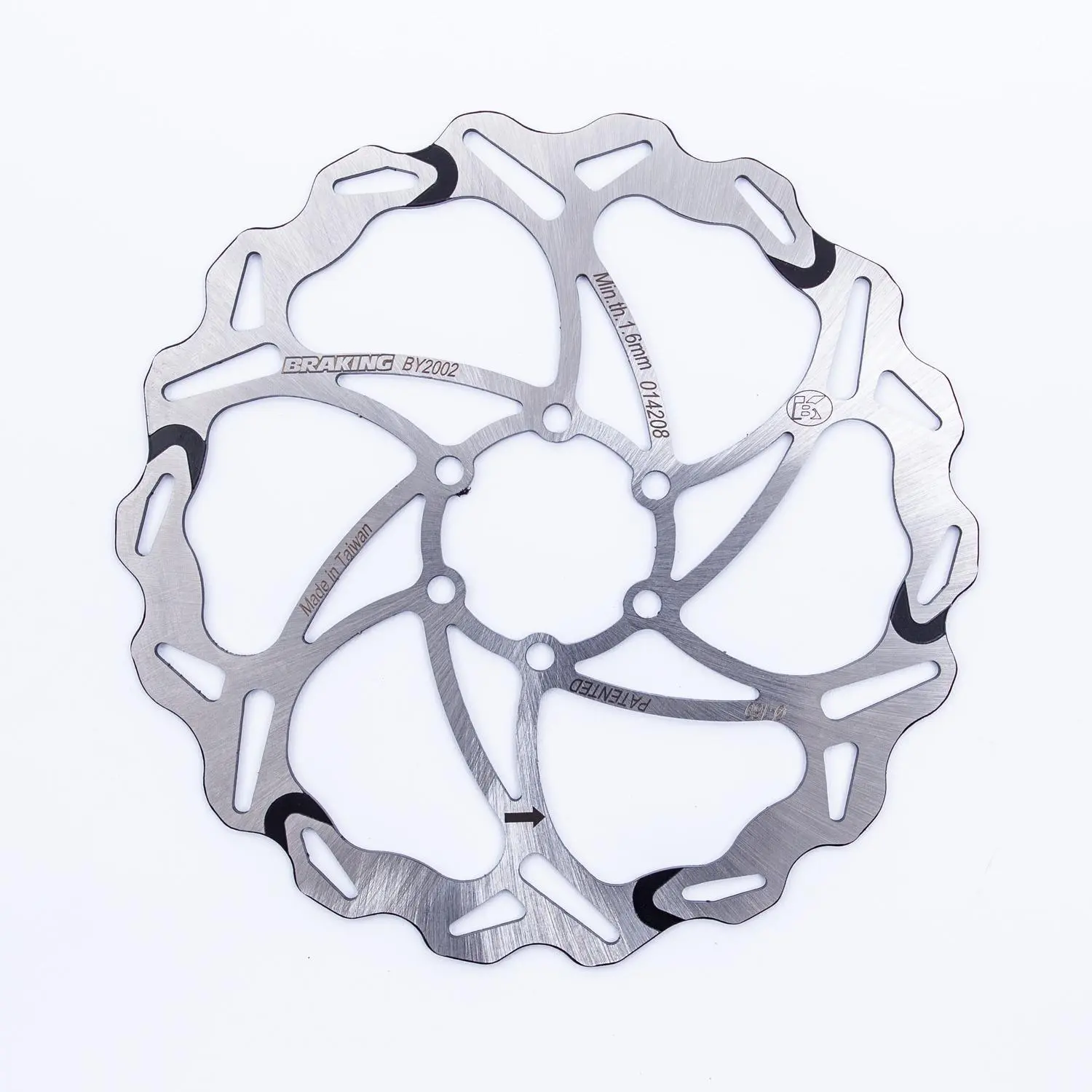 BRAKING Brzdový kotouč (průměr 160 mm, tloušťka 1,9 mm) (WFIX Batfly) C010-0022