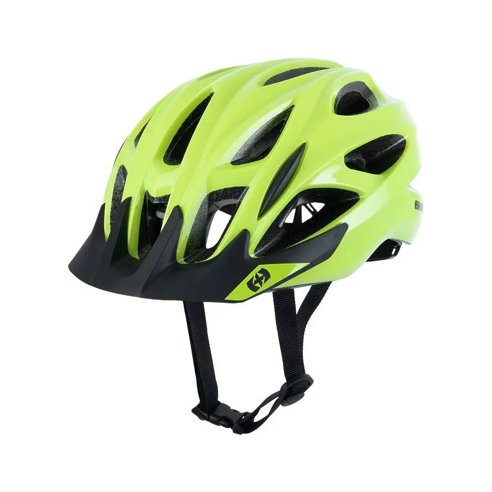 Cyklo přilba HOXTON,  (žlutá fluo/černá, vel. L)