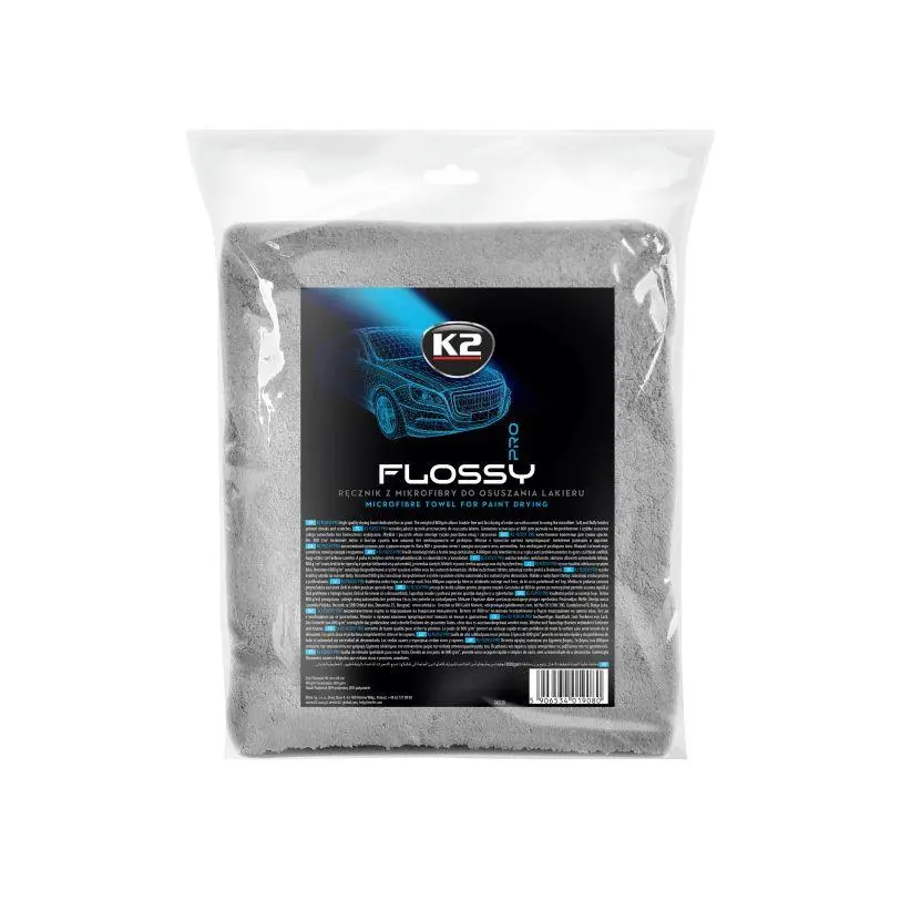 Ručník z mikrovlánku K2 FLOSSY PRO mikrovlákno 90x60cm 800g/m2