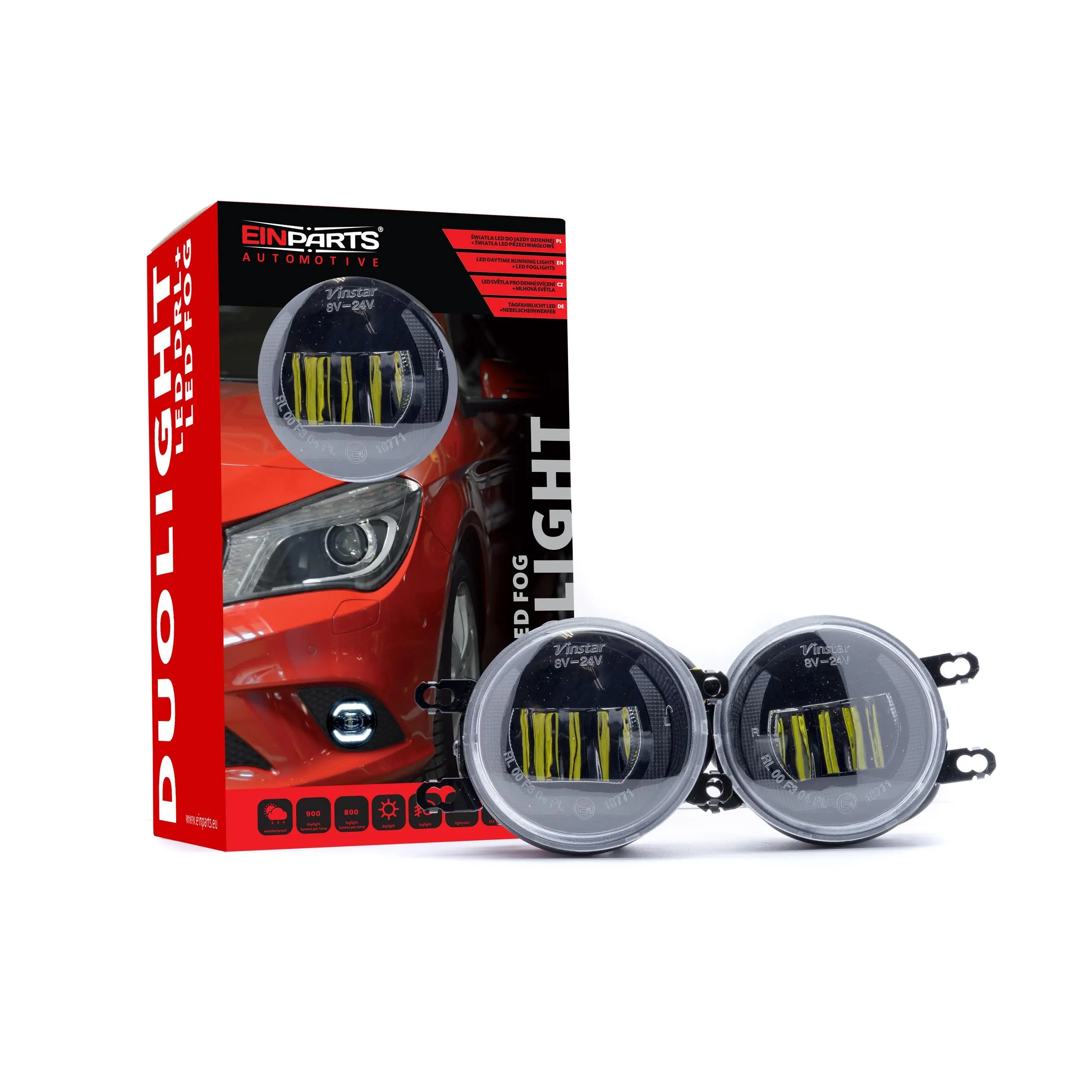 LED Denní Svícení s Mlhovkami - DUOLIGHT DL04