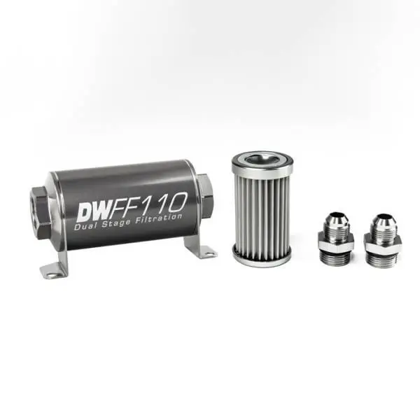 Filtr paliva DeatschWerks 5 mikronů AN8 110 mm - DW-8-03-110-005K-8