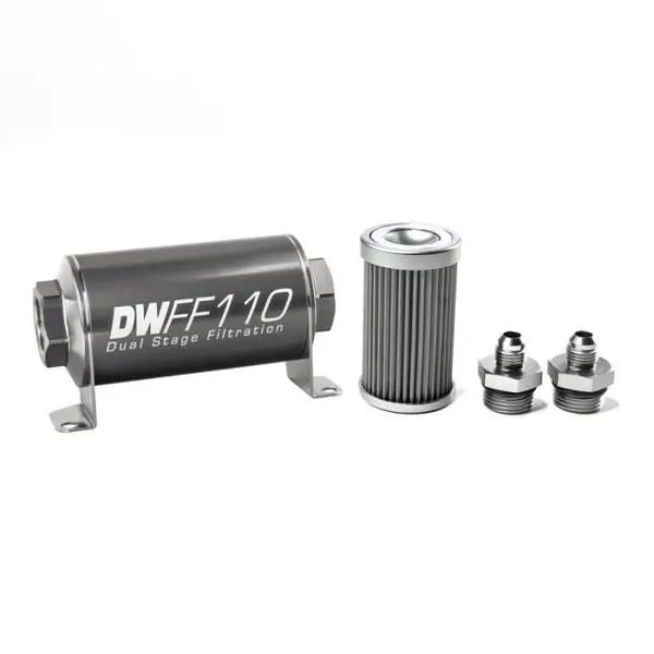 Filtr paliva DeatschWerks 40 mikronů AN6 110 mm - DW-8-03-110-040K-6