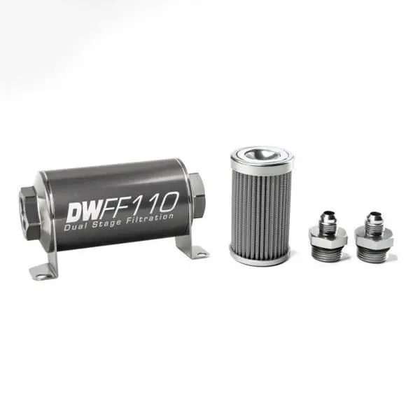 Filtr paliva DeatschWerks 100 mikronů AN6, 110 mm - DW-8-03-110-100K-6