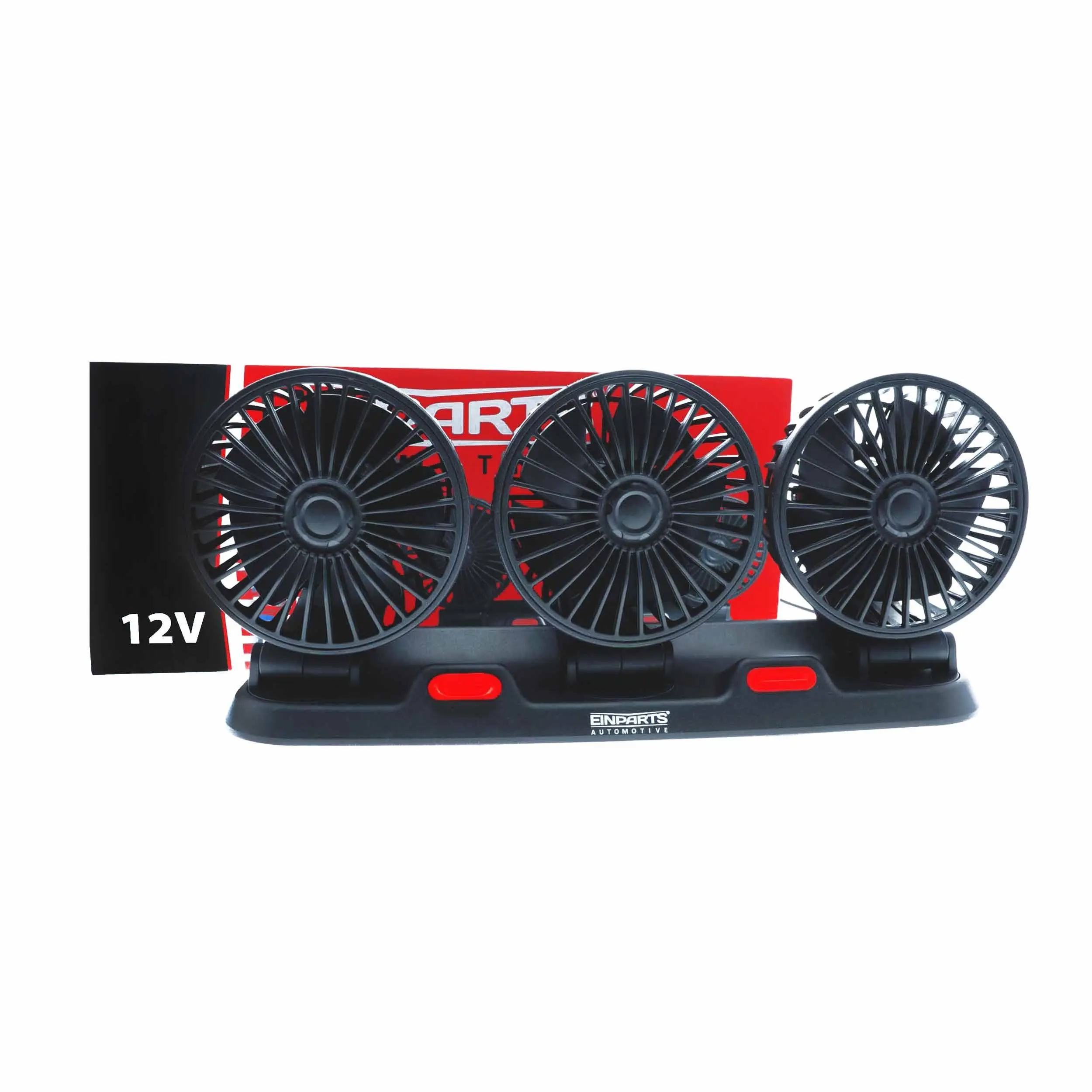 EINPARTS EPFAN01 Auto ventilátor 12 V s otáčením 360°