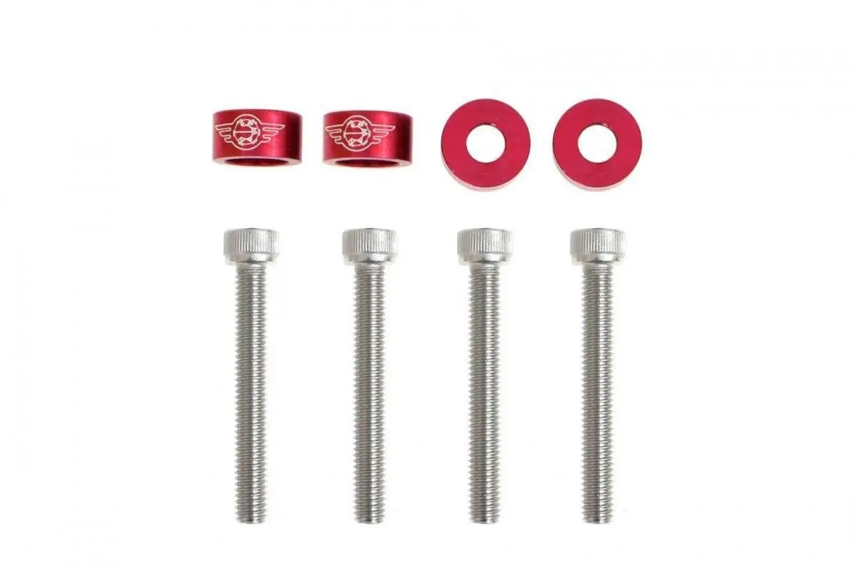 Dekorativní šrouby M6x1.0 45mm JDM červené