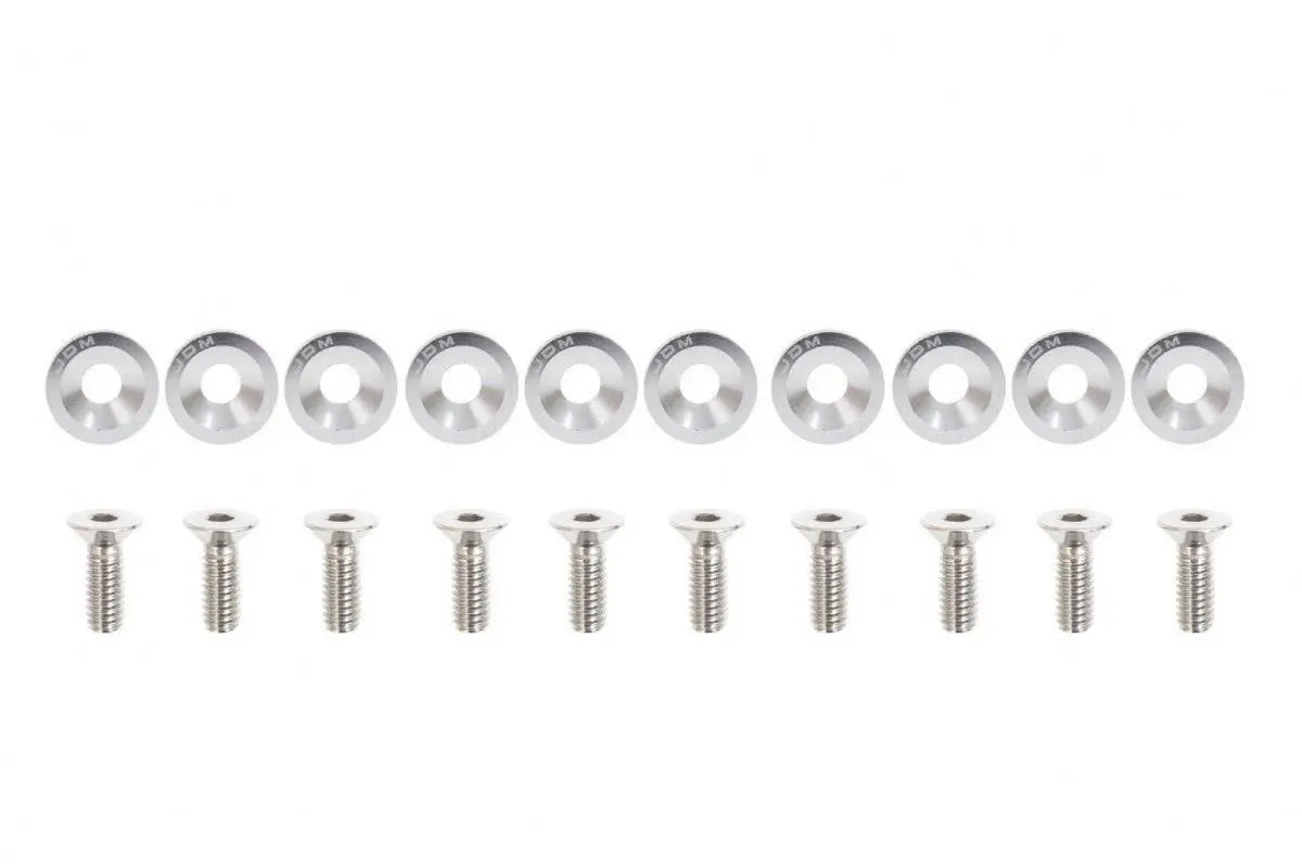 Dekorativní šrouby M6x1.0 15mm JDM stříbrné