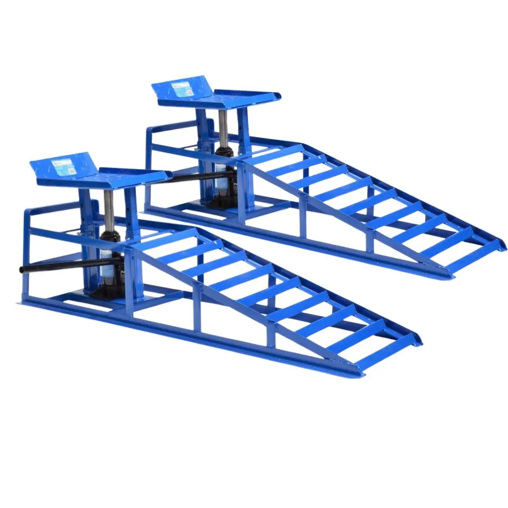 GEKO Rampa nájezdová 2 t, s hydraulickým zvedákem - 1ks G02048