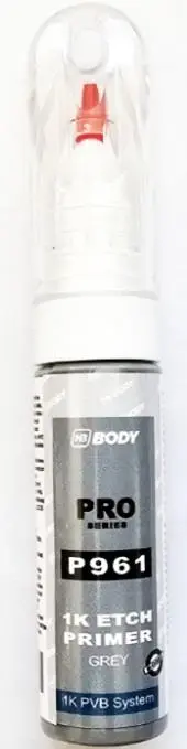 HB BODY P961 1K ETCH PRIMER základní antikorozní nátěr se štětcem a hrotem šedý 20 ml HB_1037