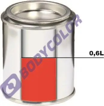Autolak v plechovce BASECOAT (BC) - METALÍZA 0,6L