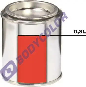 Autolak v plechovce BASECOAT (BC) - METALÍZA 0,8L