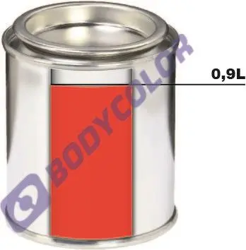 Autolak v plechovce BASECOAT (BC) - METALÍZA 0,9L