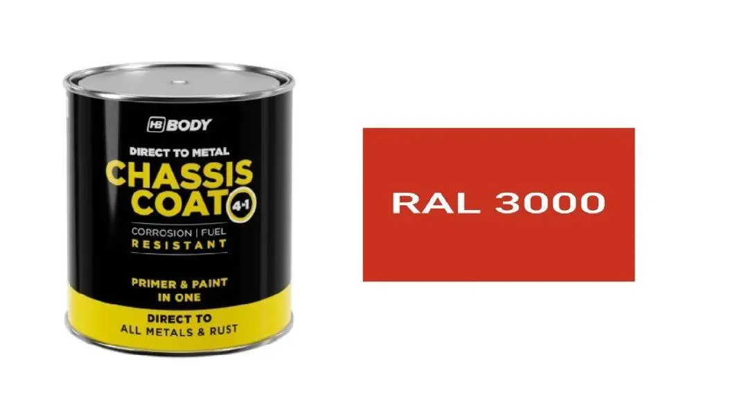 HB BODY 410 chassis coat RAL 3000 750ml