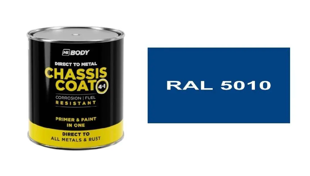HB BODY 410 chassis coat RAL 5010 750ml