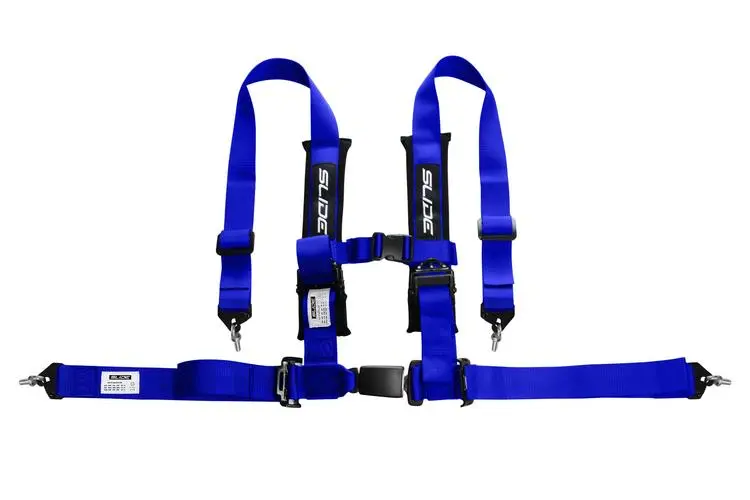 Závodní bezpečnostní pásy Slide 4p 2" Blue Approval E4 JB-PA-071