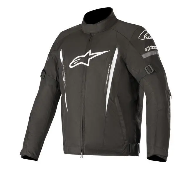 Alpinestars Gunner Waterproof černo-bílá pánská motocyklová bunda
