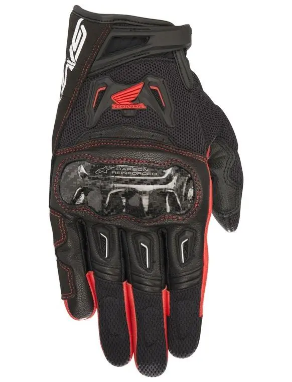 Rukavice SMX-2 AIR CARBON V2 (černá/červená, vel. S)