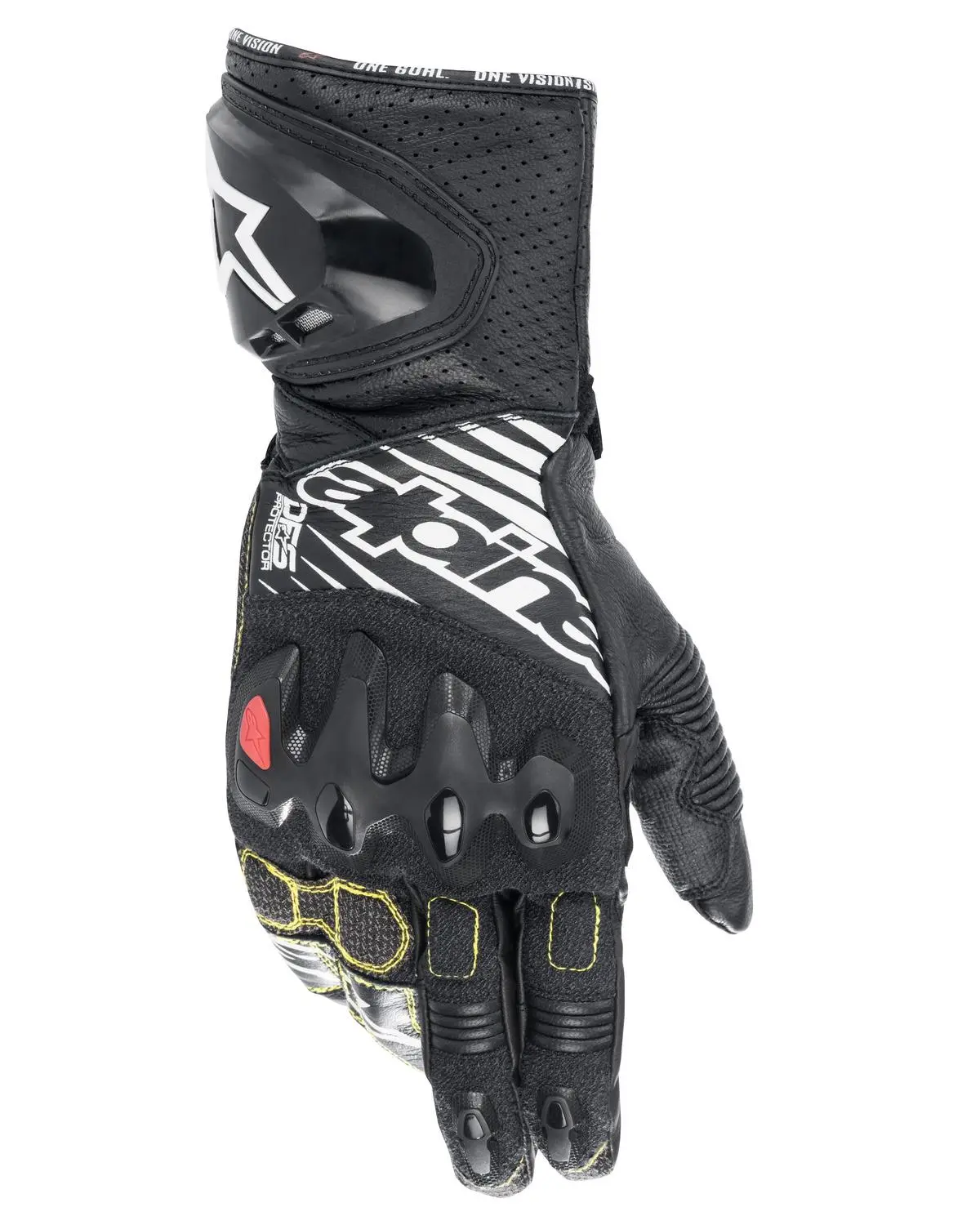 Rukavice GP TECH V2 (černá/bílá, vel. 2XL)