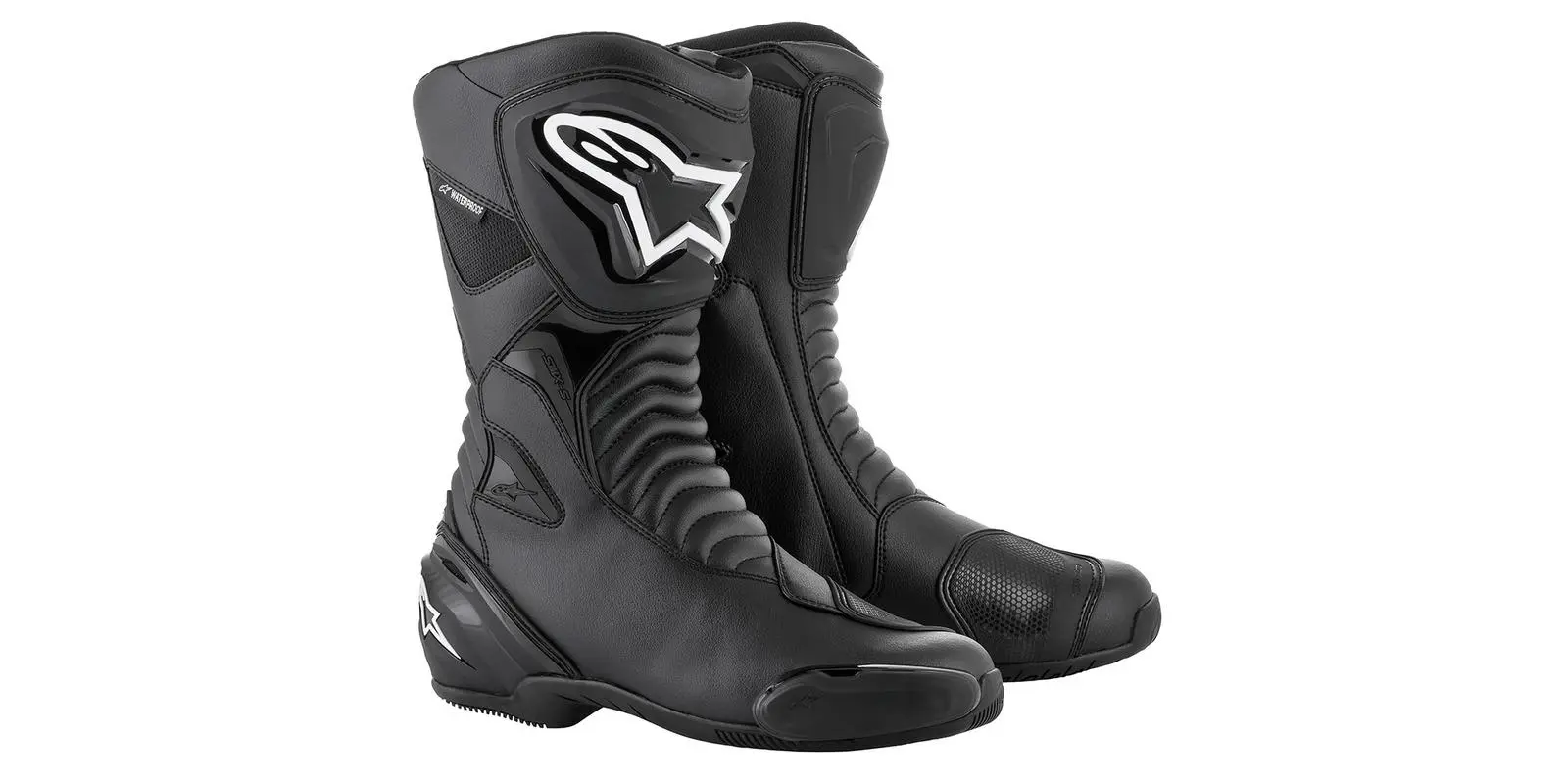 Alpinestars SMX-S Waterproof černé pánské motoboty