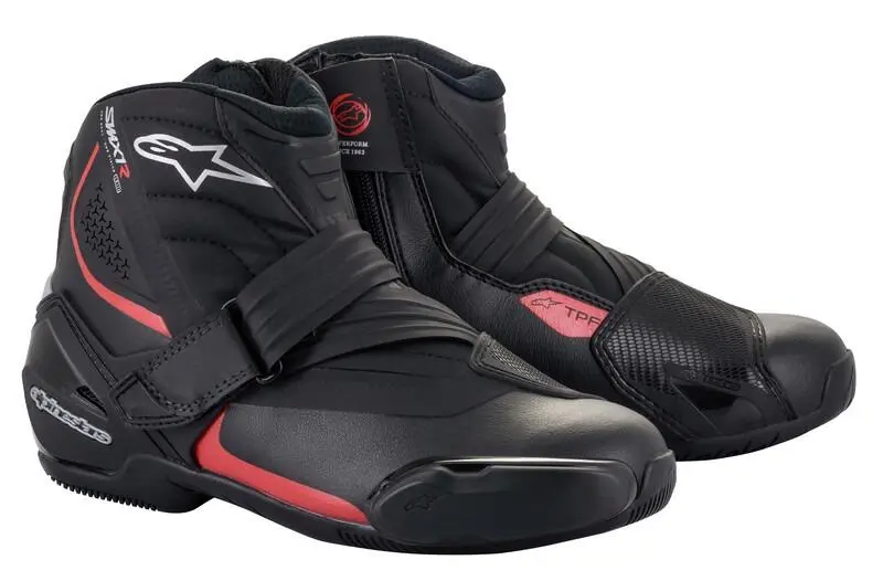 Alpinestars SMX-1 R černo-červené pánské motoboty
