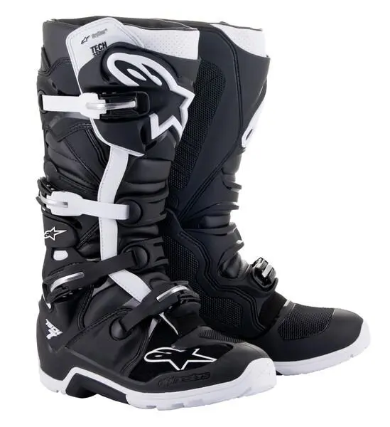 Boty TECH 7 ENDURO DRYSTAR (černá/bílá, vel. 52)