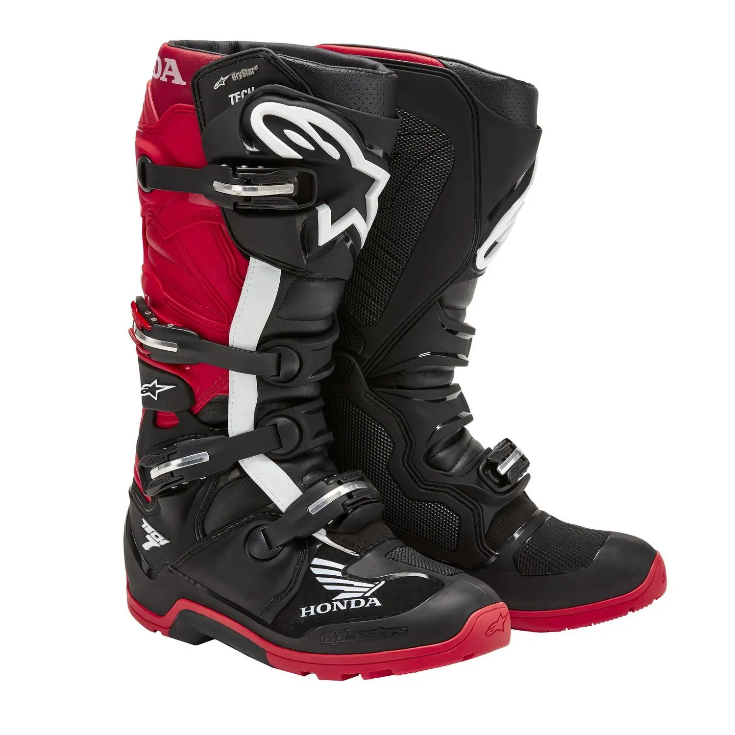 Boty TECH 7 ENDURO DRYSTAR (černá/červená, vel. 44,5)