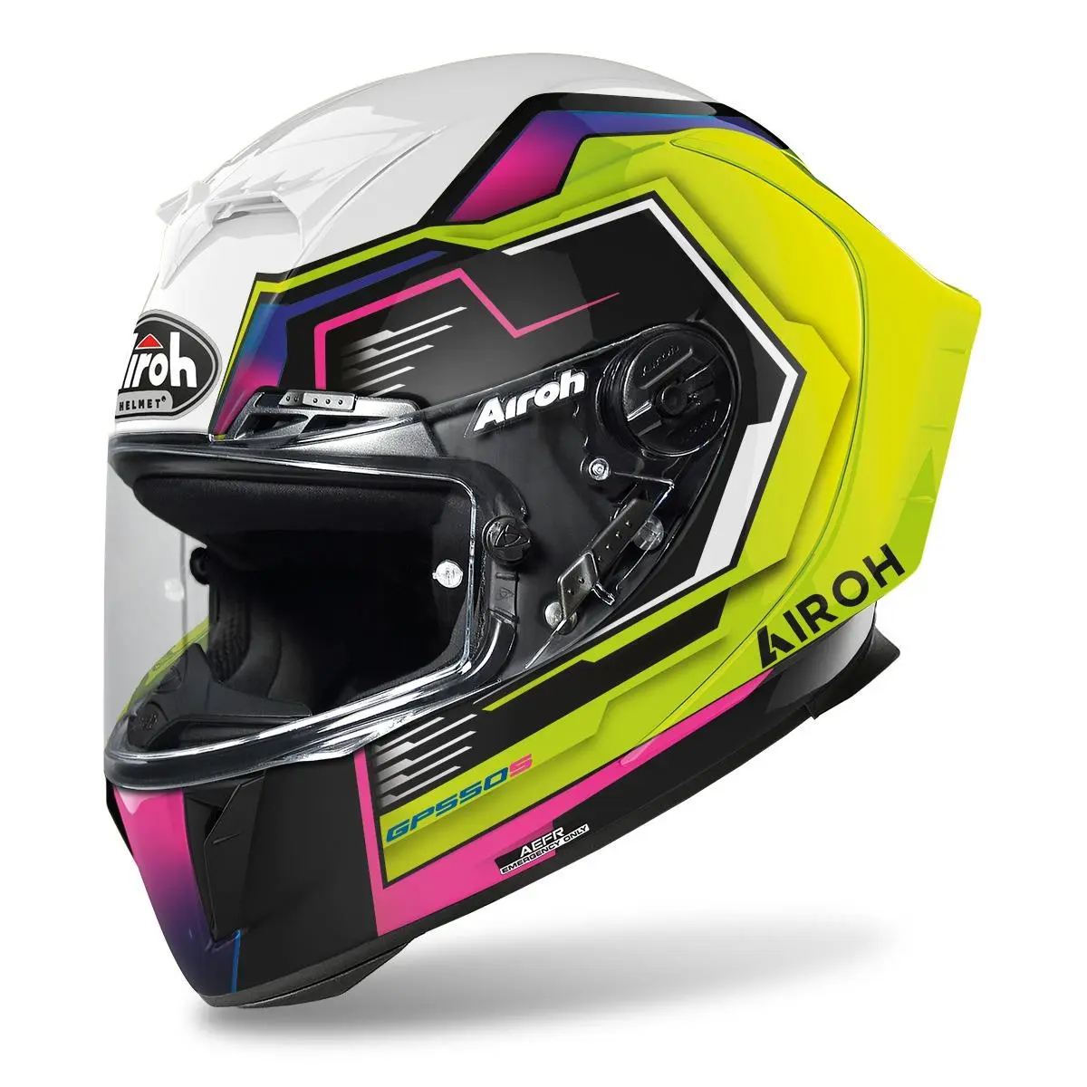Helma GP 550 S Rush (lesklá multicolor, vel. L)