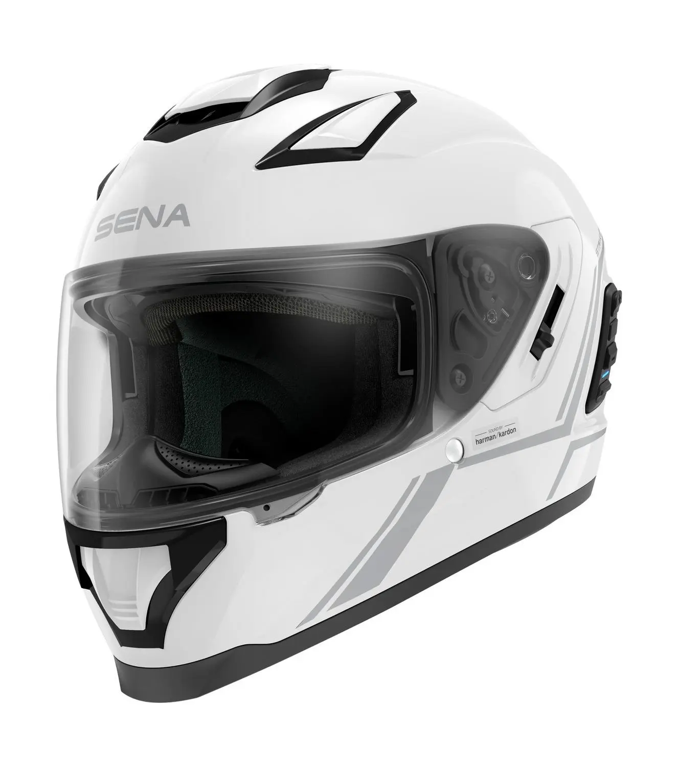 Helma s Mesh headsetem Stryker (lesklá bílá, vel. S)