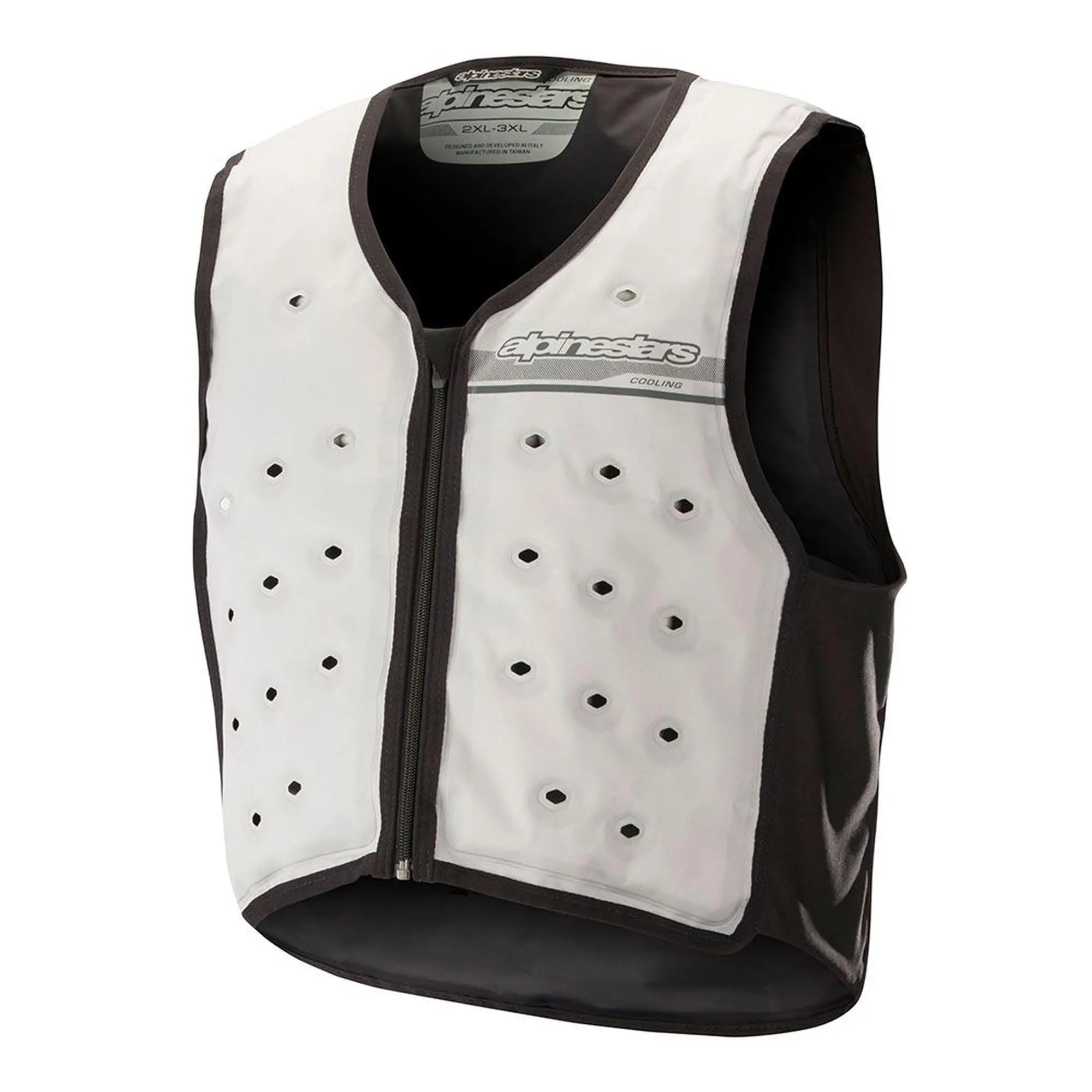 Chladící vesta COOLING VEST (bílá/černá, vel. 2XL/3XL)